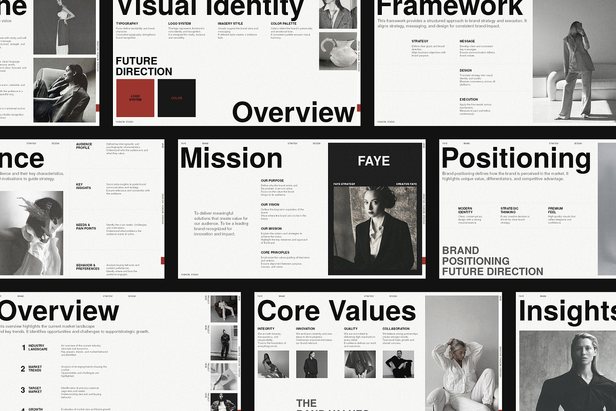FAYE | Brand Strategy, a Presentation Template by SparkPro (Photo 3 of 10)