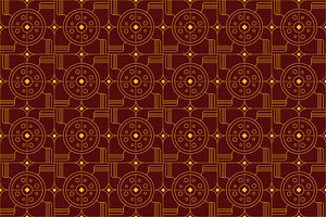 Abstract Circular Line Tile Pattern, a Pattern Graphic by Mightyfire