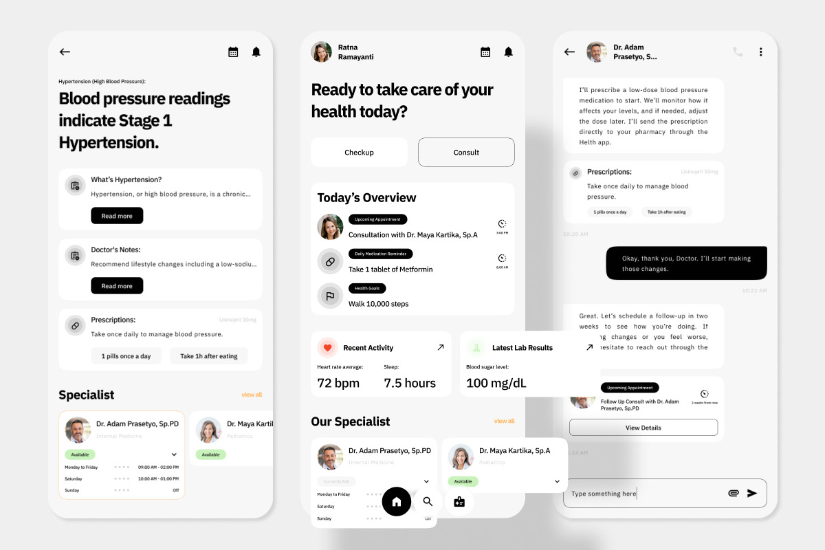 Helth - Healthcare Mobile App, an App Template by twinstd (Photo 3 of 5)