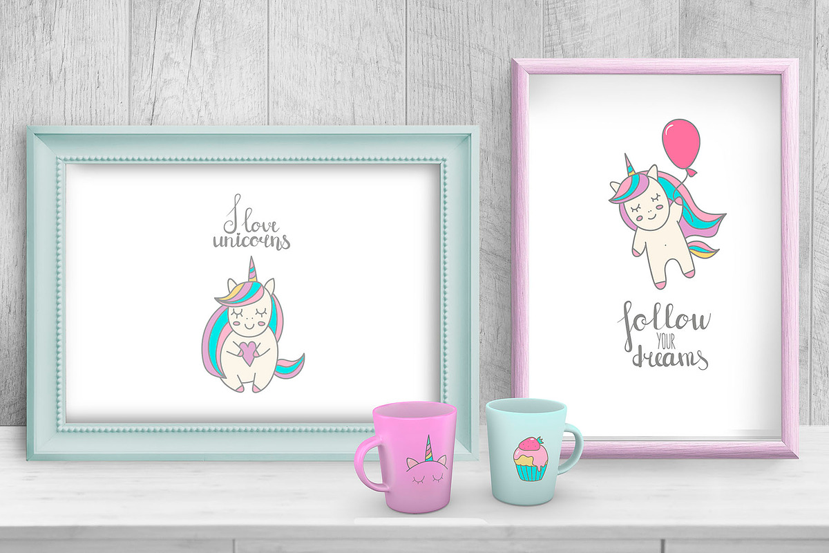 Cute Unicorns, an Illustration by BerryCaty (Photo 7 of 15)