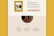Home Page Elementor Template WP, a Landing Page Template by Eva Cogollos Studio (Thumbnail 2 of 5)