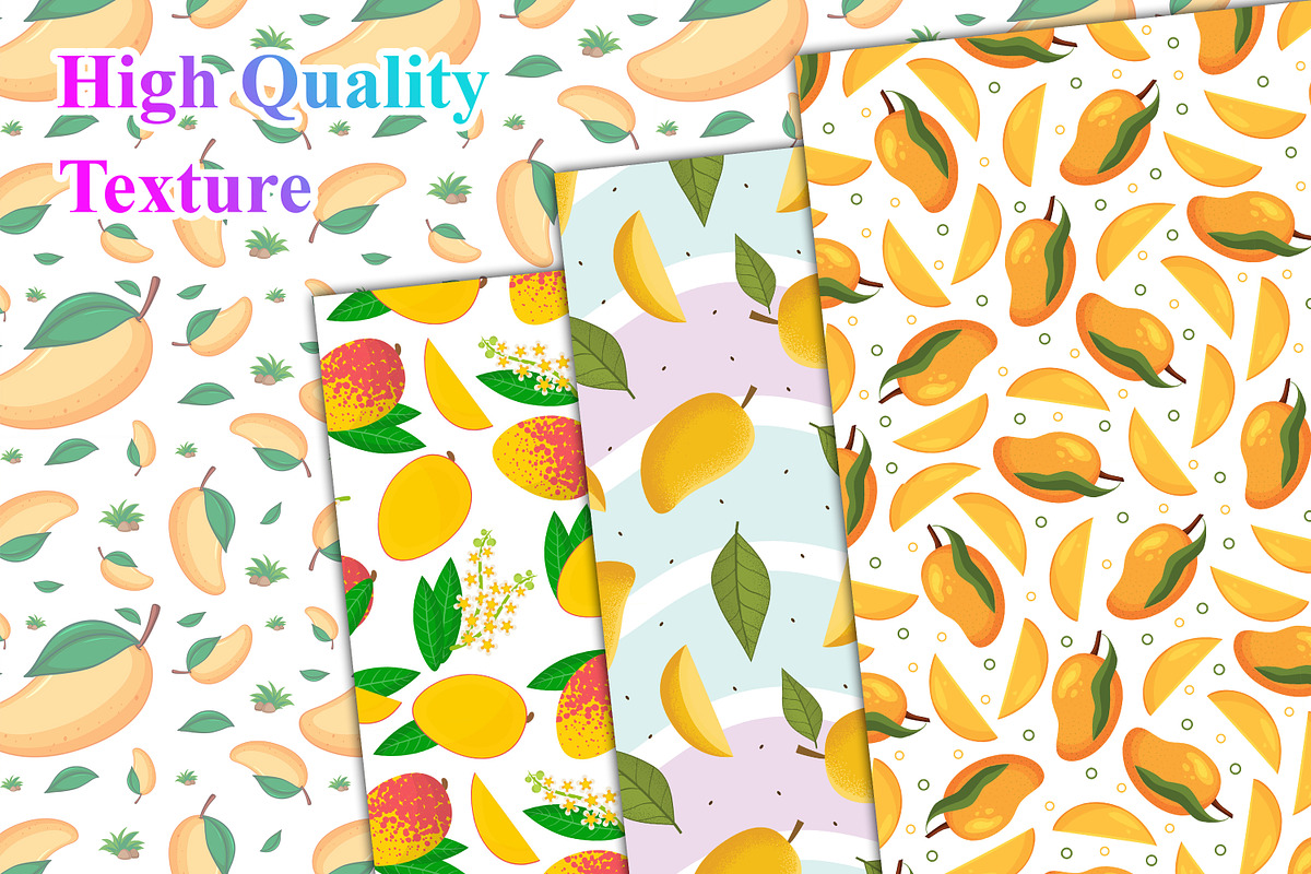 Mango Seamless Digital Paper, a Pattern Graphic by Digital Studio (Photo 3 of 3)