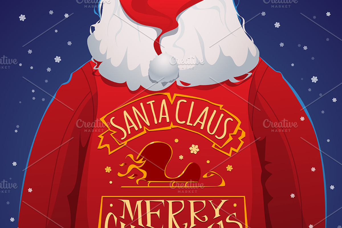 3 Santa Claus Illustrations, a Graphic by Drumcheg (Photo 3 of 4)