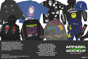 Apparel Mockup Bundle (MIX 3)