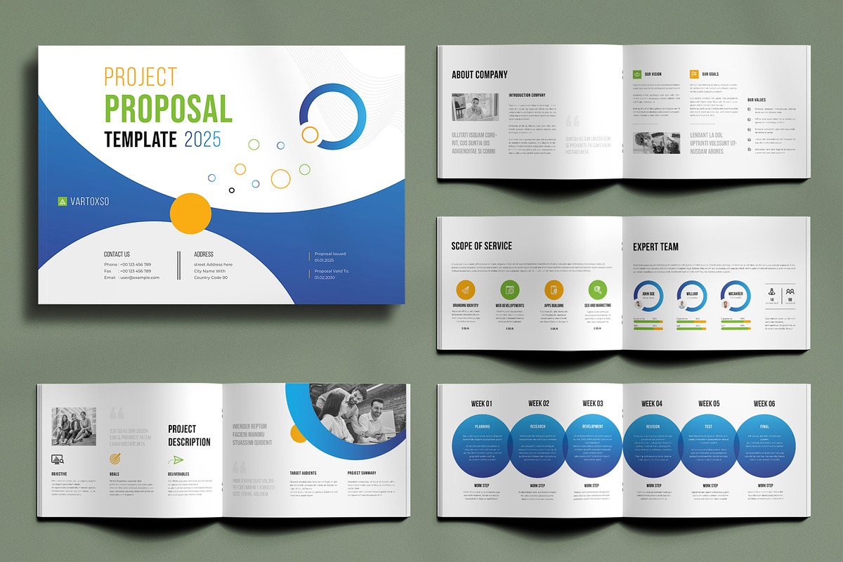Business Proposal Template, a Brochure Template by ContestDesign (Photo 1 of 5)