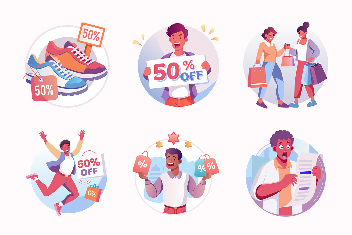 Black Friday Illustration, a Person Illustration by Vectors Market (Photo 10 of 10)