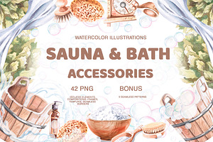 Bath and sauna accessories