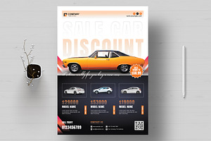Car Sale Flyer Layout Teamplate, a Flyer Template by MightyDesign