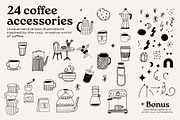 Coffee Time vector Illustrations, a Food Illustration by dicreate (Thumbnail 3 of 14)
