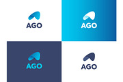 Ago A abstract letter logo template, a Branding & Logo Template by MindMuse (Thumbnail 2 of 3)