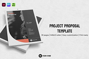 Project Proposal Template InDesign, a Brochure Template by ID Vision Studio (Thumbnail 1 of 17)