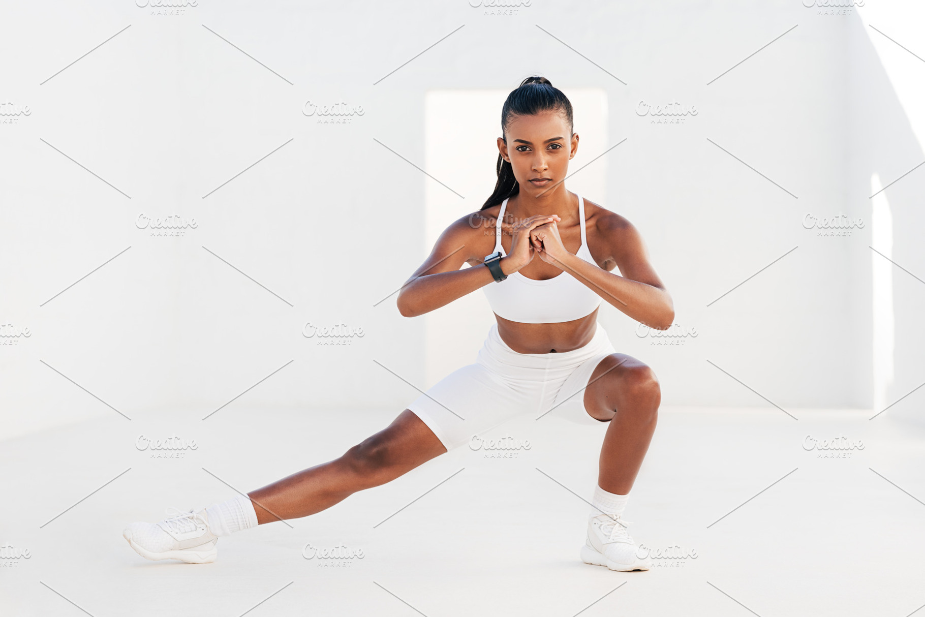 Confident fitness athlete flexing, a Sports & Recreation Photo by Artem Varnitsin