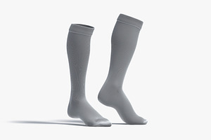 Knee High Socks Tiptoe 3D Model