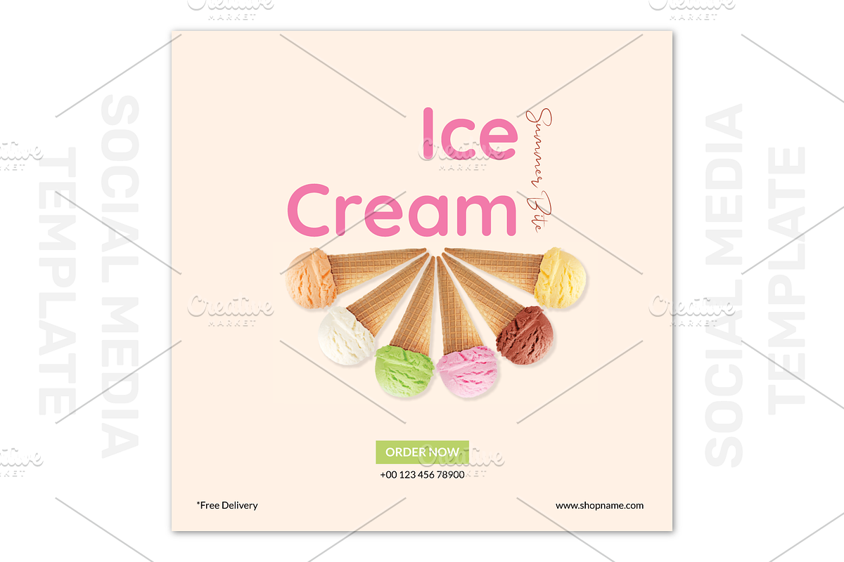 Social Media Post Template Design, a Social Media Template by Nazim's Shop (Photo 3 of 3)