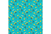 Blue Abstract Floral Seamless, a Pattern Graphic by Sharon Schwalbe (Thumbnail 3 of 4)