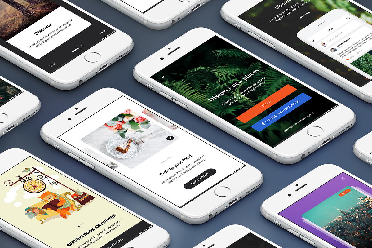 Walkthrough - Onboarding App UI Kit, an App Template by hoangpts (Photo 2 of 2)