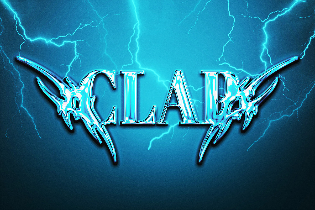 Blue Chrome Text Effect, a Layer Style Add-On by Svaha Graphic Studio (Photo 3 of 3)