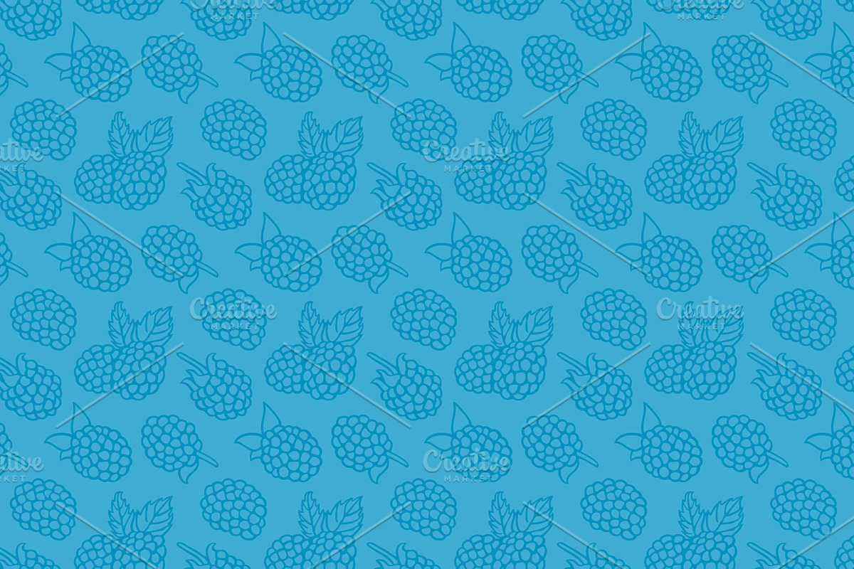 Hand Drawn Fruit Pattern Bundle, a Pattern Graphic by Walter Luckett Designs (Photo 7 of 10)