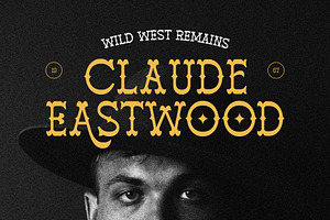 Blank Gunshot - Western Slab Serif