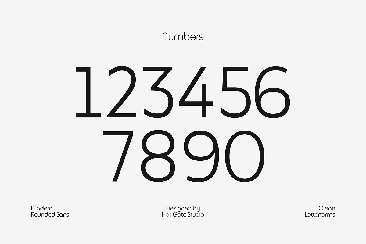 Cregmo Modern Rounded Font, a Sans Serif Font by GRVS Studio (Photo 4 of 7)