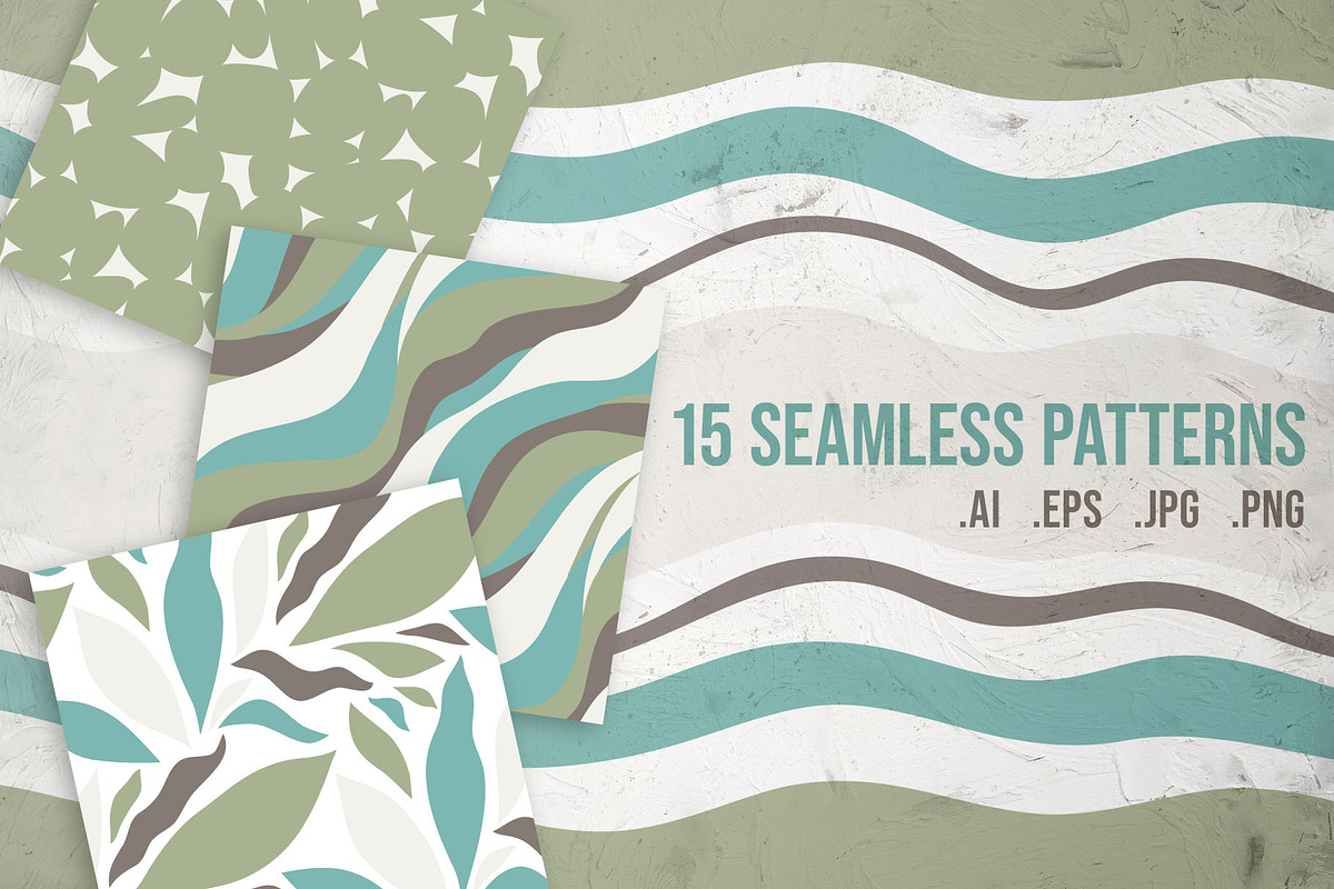 15 abstract patterns, a Pattern Graphic by pineart (Photo 1 of 5)