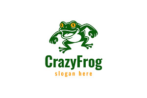 Crazy Frog Logo, a Branding & Logo Template by Pixes
