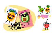 Cool fruits vector set, a Food Illustration by bioraven (Thumbnail 7 of 11)