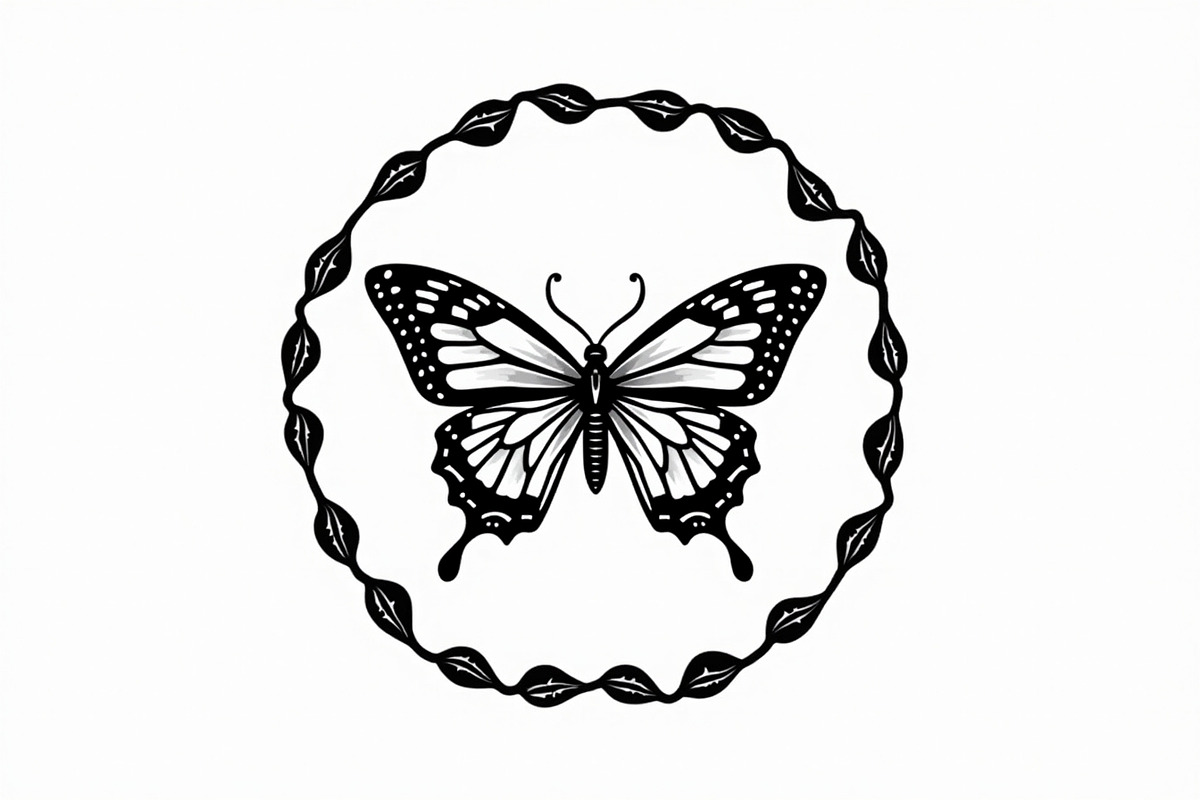 Butterfly Silhouette Vector Set, an Illustration by Designs_River (Photo 5 of 9)