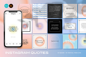 Gradient Instagram Quotes CANVA