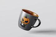 Halloween Pumpkin Man Chibi Anime, an Illustration by vectstudio (Thumbnail 2 of 3)