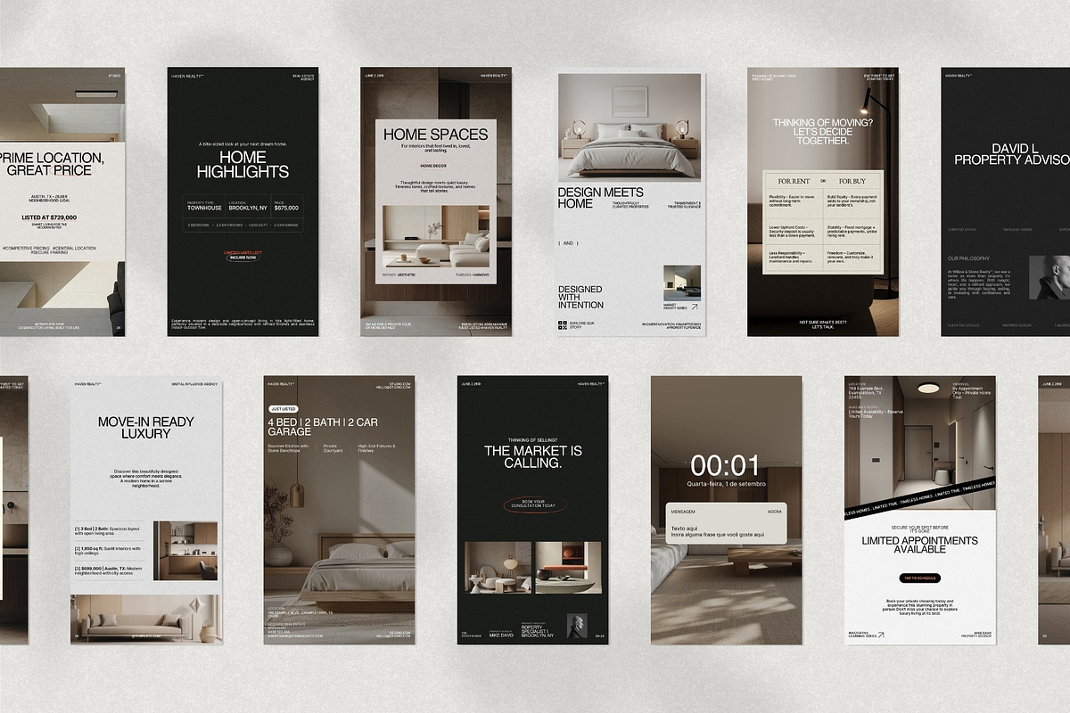 Real Estate Instagram Story Pack, a Social Media Template by Prapti Design (Photo 3 of 10)