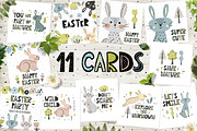 Rabbits Collection: patterns, cards, an Animal Illustration by Gulnara Sabirova (Thumbnail 11 of 16)
