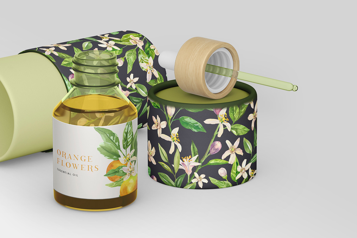 Citrusy Fruits watercolor collection, a Decorative Illustration by Volha Studio (Photo 8 of 10)