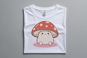 Cute Kawaii Mushroom Embroidery, an Illustration by Purpose Ekbal (Thumbnail 3 of 3)