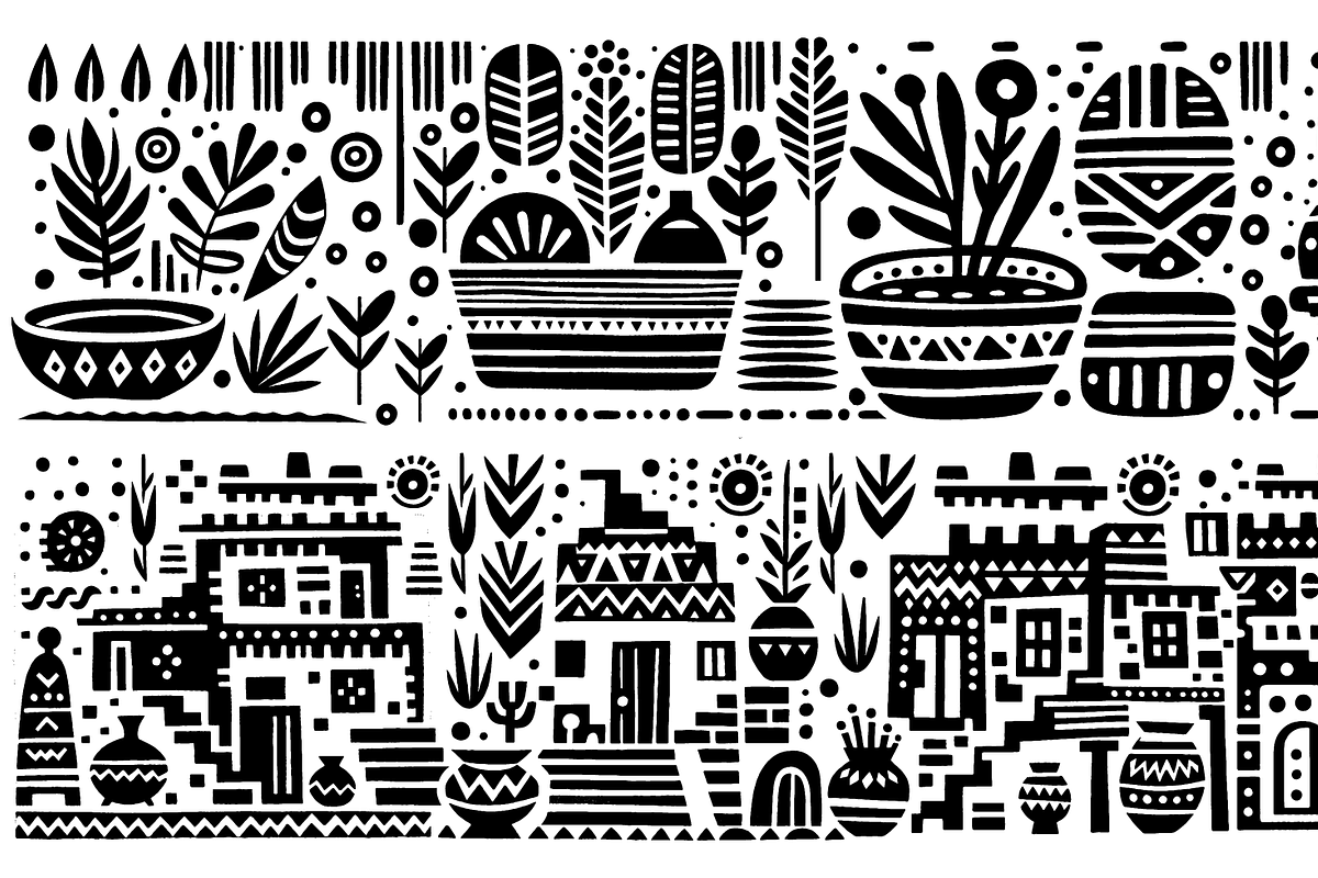 Vintage Culture Dance Folk Art, a Decorative Illustration by devastd (Photo 26 of 28)