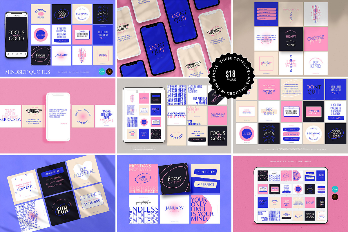 Social Media Templates For CANVA, a Social Media Template by AndrewPixel (Photo 11 of 18)