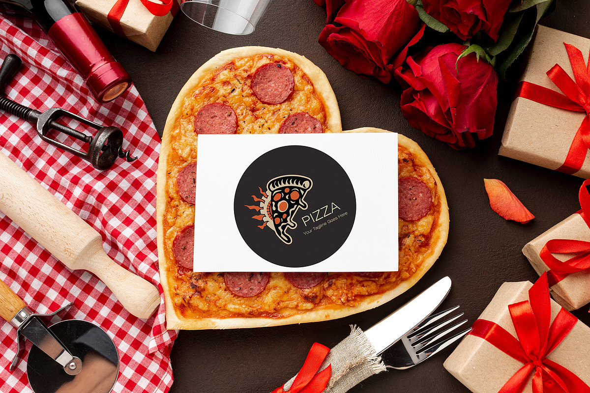 Modern Pizza Logo Collection, a Branding & Logo Template by YUDesignStore (Photo 7 of 12)