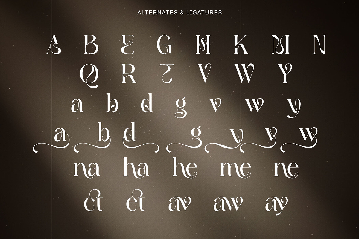 Argeta - Modern Luxury Logo Font, a Serif Font by Sealoung (Photo 9 of 11)