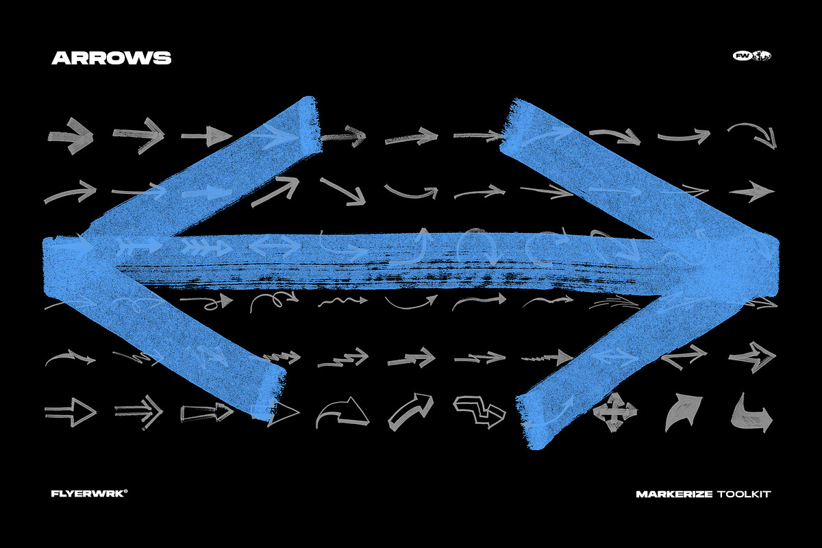Markerize - 800+ graphics toolkit, an Object Graphic by FLYERWRK (Photo 16 of 22)