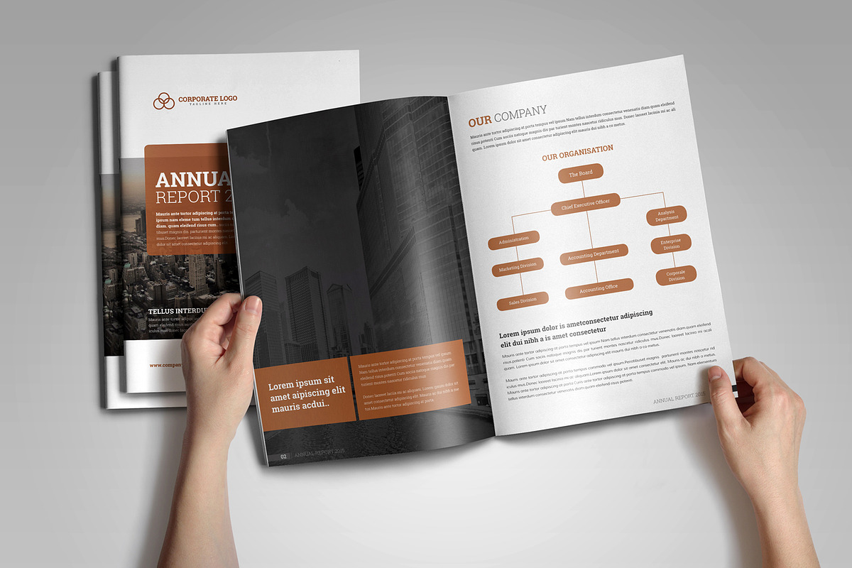 Annual Report Template V7, a Brochure Template by JanySultana (Photo 2 of 12)