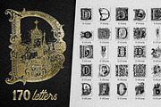 28 IN 1 VINTAGE LETTERS COLLECTION, a Symbol Font by Graphic Spirit (Thumbnail 6 of 31)