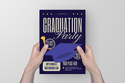 Modern Graduation Invitation, a Flyer Template by Annora Studio (Thumbnail 5 of 6)