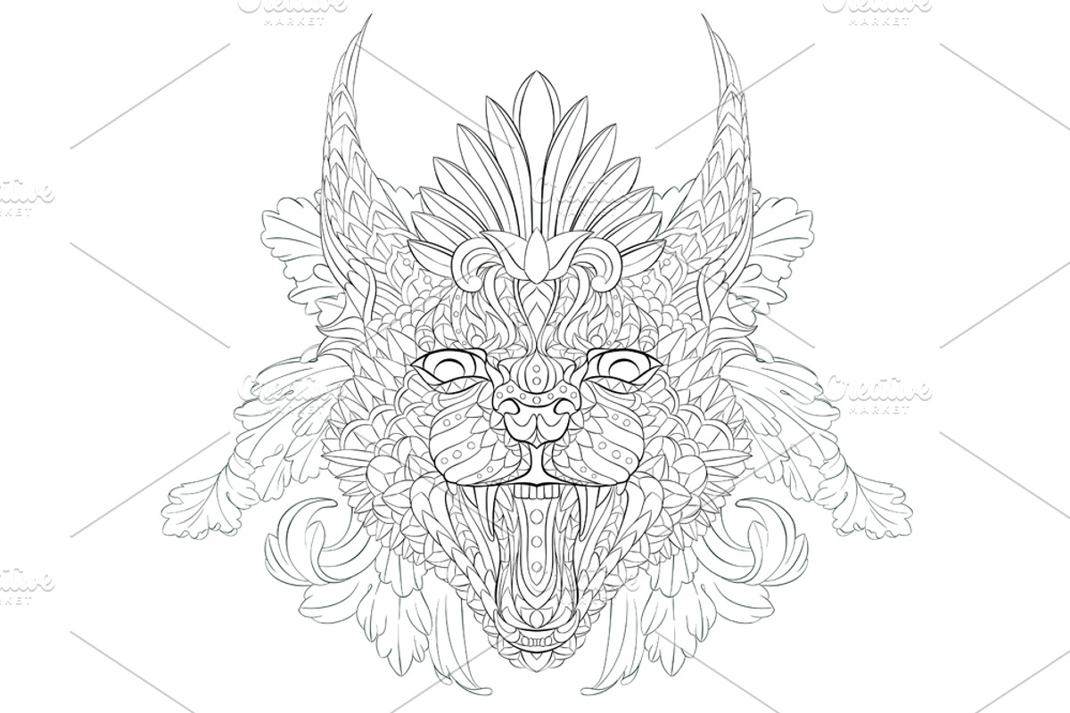 Ethnic Collection: Caracal, an Animal Illustration by ArtoJoy (Photo 3 of 5)