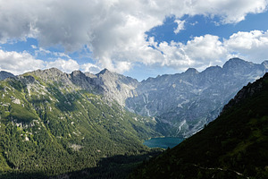 Stunning mountain valley overlook with a blue lake in Zakopane Poland, a Nature Photo by AS photostudio