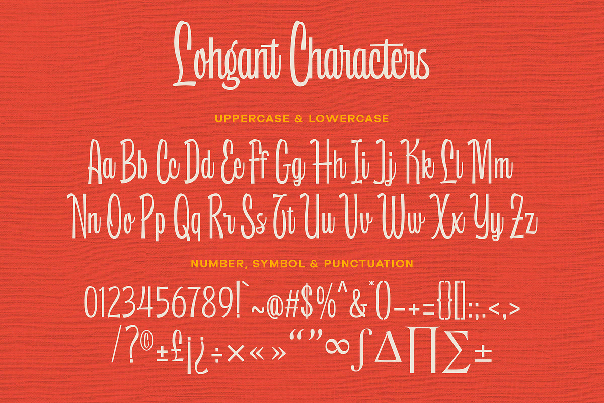 Lohgant Script, a Script Font by Get Studio (Photo 3 of 8)