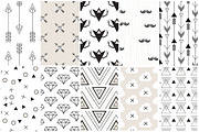 Hipster Seamless Patterns set of 10, a Pattern Graphic by Youandigraphics (Thumbnail 5 of 5)