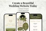 Vintage Green Wedding Website, a Landing Page Template by Everyday Perfection (Thumbnail 13 of 13)