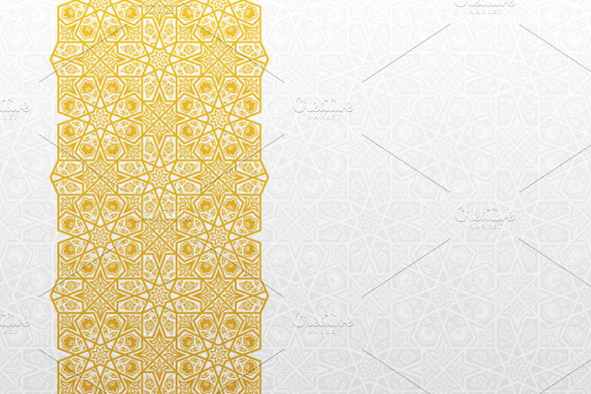 Set of traditional backgrounds, a Decorative Illustration by Absent A