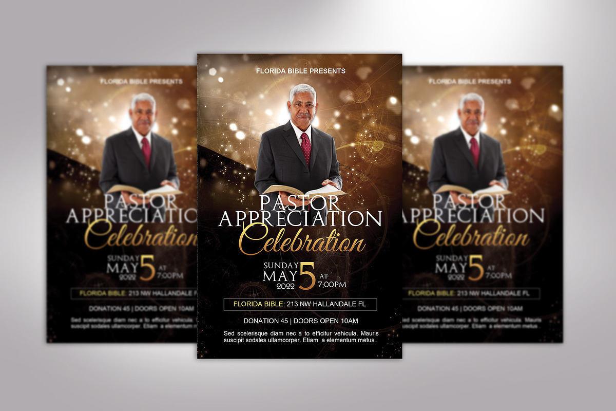 Starlight Anniversary Flyer Word V2, a Flyer Template by Four C Graphic (Photo 2 of 5)