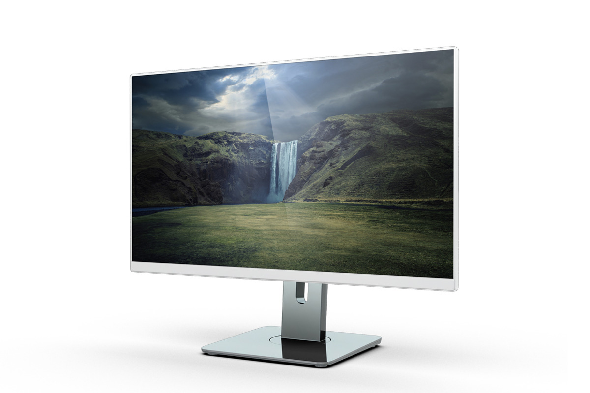 Monitor U2414h Mockup, a Product Mockup by PixelMockup (Photo 14 of 14)